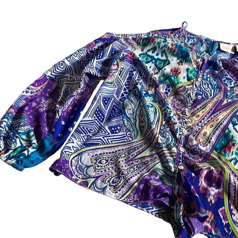 Chicos Cold Shoulderblousesmall - image 6